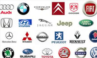 Can you identify these cars with their logos?